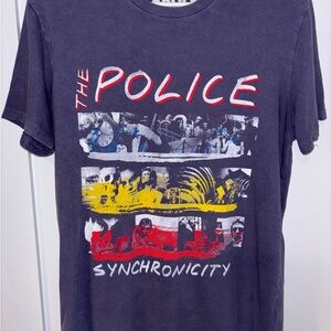 Police Synchronicity Graphic T-Shirt - Black
